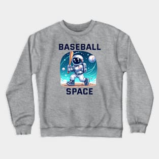 Baseball Space - Play with Astro Crewneck Sweatshirt